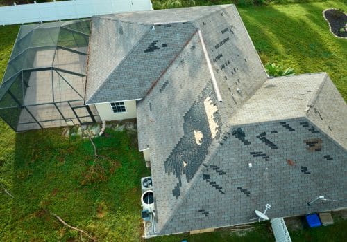 Missing Or Damaged Roofing Materials
