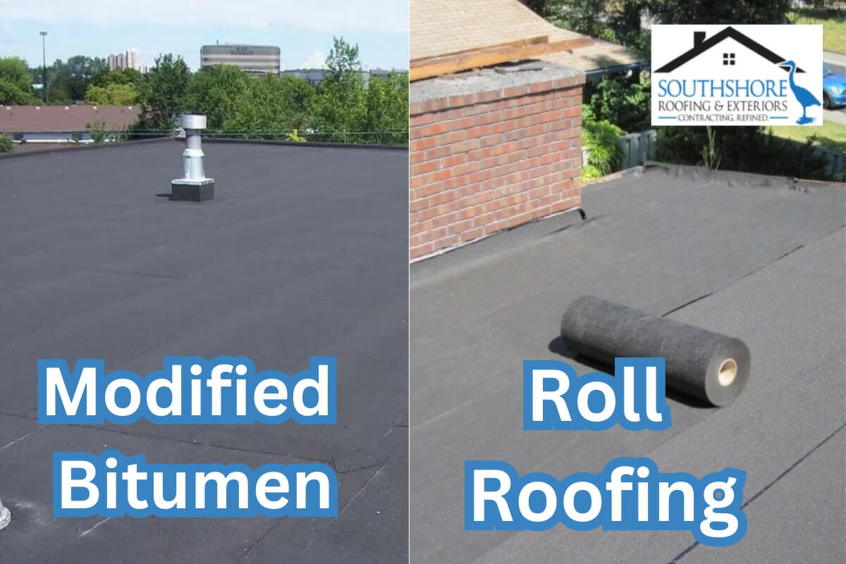 Roofing Material Face-Off: Modified Bitumen Vs. Roll Roofing
