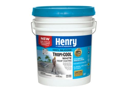 Henry 887 Tropi-Cool 100% Silicone White Roof Coating